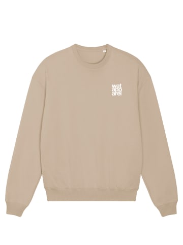 wat? Apparel Sweatshirt Basic Ledger Dry in Desert Dust