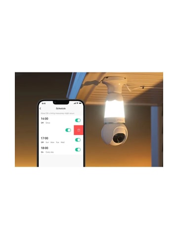 imou Bulb Cam 5MP 2-in-1 WLAN Lampe & 360 Außenkamera