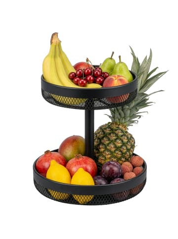 eluno 2-stöckige Obstetagere 30 x 30 x 31,5 cm