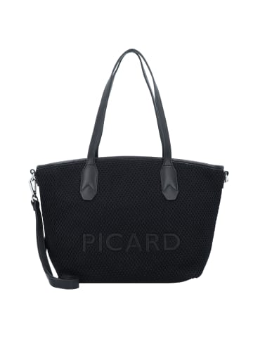 PICARD Knitwork Shopper Tasche 38 cm in schwarz