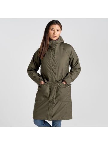 Craghoppers Gefütterte Regenjacke Caithness in Wild Olive