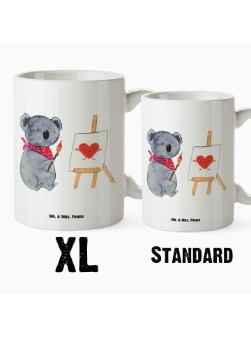 Mr. & Mrs. Panda Pott Koala Künstler ohne Spruch in Weiß