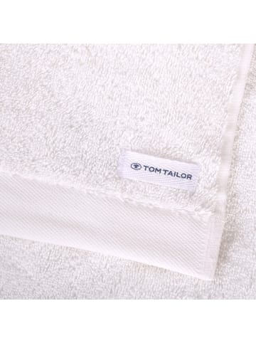 Tom Tailor Handtuch 1er Pack in Weiß