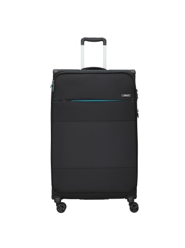 D&N Travel Line 9004 4-Rollen Trolley 79 cm in schwarz