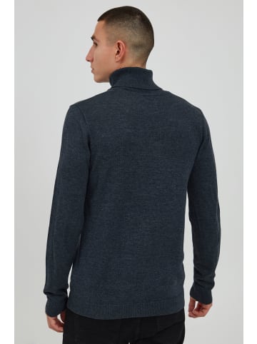 11 Project Strickpullover PRIngbert 21300760-ME Klassischer Rollkragenpullover in Blau