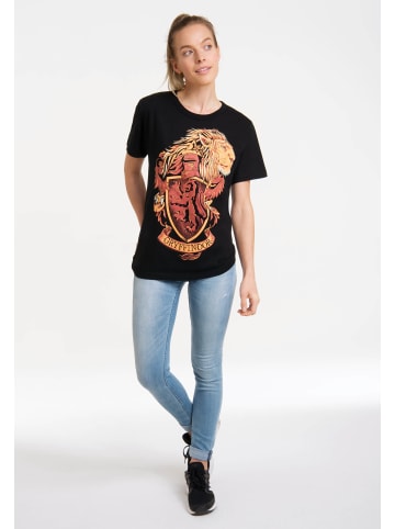 Logoshirt T-Shirt Harry Potter - Gryffindor in schwarz