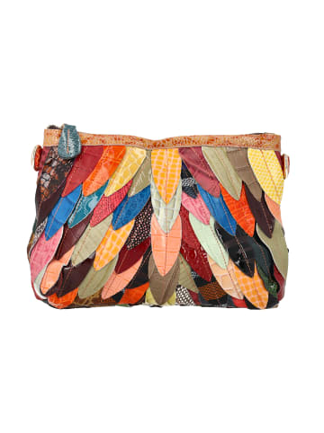 Usha Women Clutch in Brown Multicolor