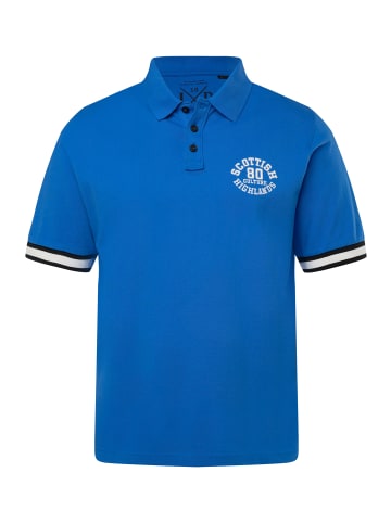 JP1880 Poloshirt in kobalt blau