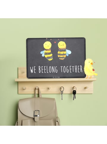 Mr. & Mrs. Panda tafel Biene Verliebt mit Spruch in Kreidetafel