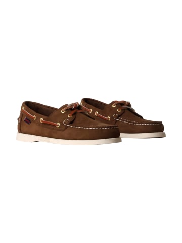 Sebago Mokassin aus Portland-Nubukleder Braun