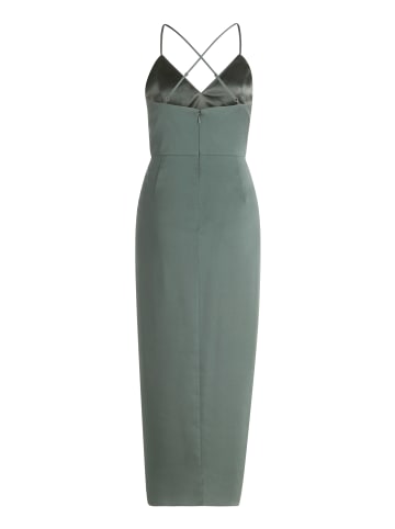 Vera Mont Abendkleid mit Raffung in Evening Green