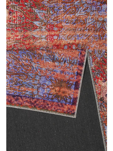 Wecon Home Teppich "Rooftop" in Rot/Blau