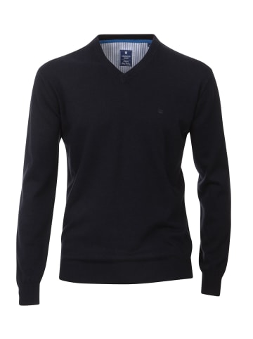 Redmond V-Ausschnitt Pullover in blau