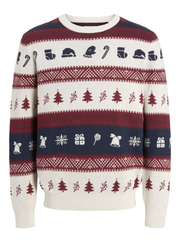 Jack & Jones Strickpullover in Syrah