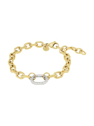 Noelani Armband Edelstahl, IP Gold in Silber