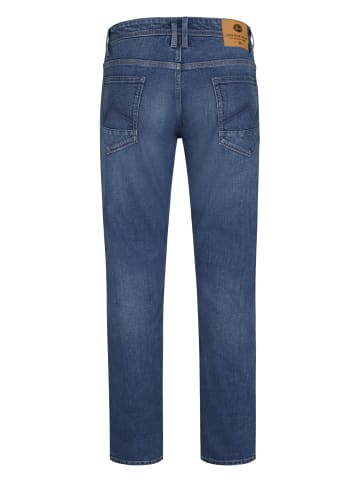 Petrol Industries Tallis Tapered Fit Jeans Palmfront in Blau
