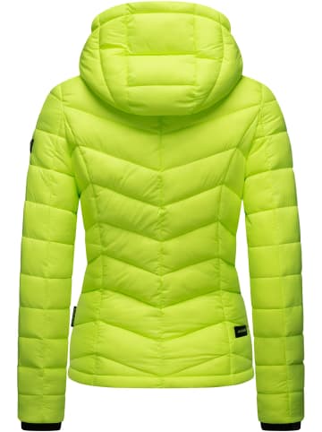 Marikoo Steppjacke Kuala in Neon Green2