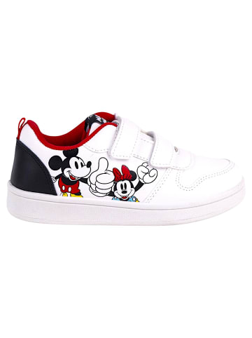 Disney Mickey Mouse Sneaker Low Top Mickey & Minnie Mouse in Weiß