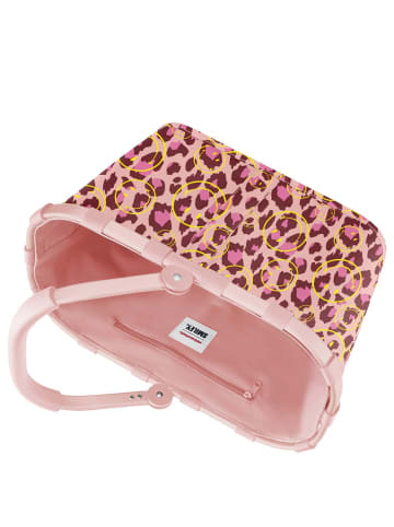 Reisenthel Carrybag - Einkaufskorb (cord dark matcha) in smiley leo blush