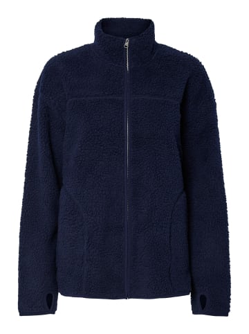 Pieces Teddyjacke in Maritime Blue