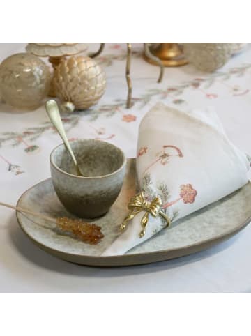 Chic Antique Stoffserviette AIX mit Weihnachtsgirlande
