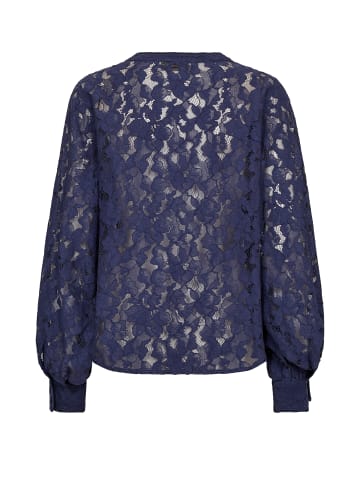 Mos Mosh Blusenshirt MMYen River Lace in indigo