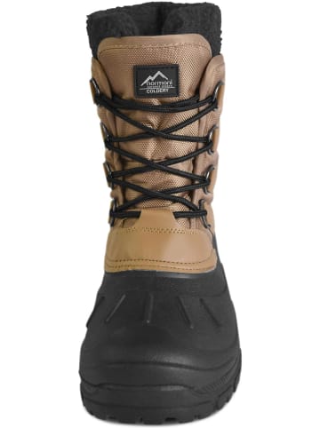 Normani Outdoor Sports Herren Kälteschutzstiefel Coldery in Khaki/Schwarz