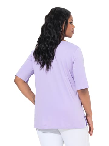 Ulla Popken Shirt in lavendel