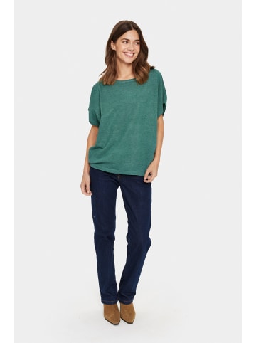 SAINT TROPEZ Strickpullover MilaSZ Casual fit in Sagebrush Green Melange