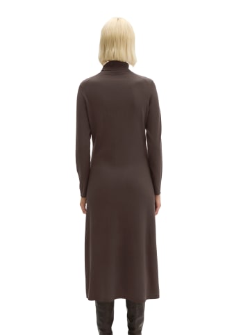 Marc O'Polo Rollkragen-Strickkleid slim in Burnt Coffee