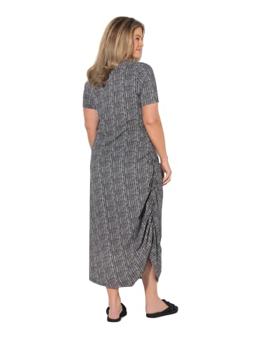 Ulla Popken Midikleid in schwarz