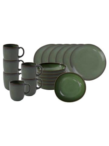 like. by Villeroy & Boch 18er Set Frühstücks-Set Lave in Vert