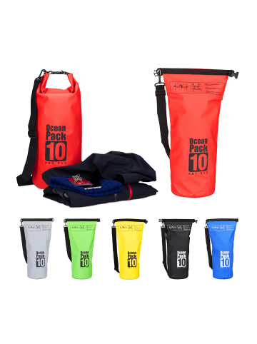 relaxdays Ocean Pack in Rot - 10 l