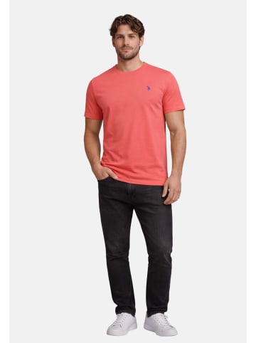 U.S. Polo Assn. U.S. POLO ASSN Herren T-Shirt P030 in Coral