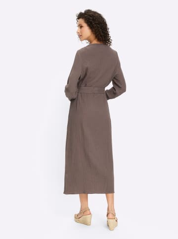 Heine Kleid in dunkeltaupe