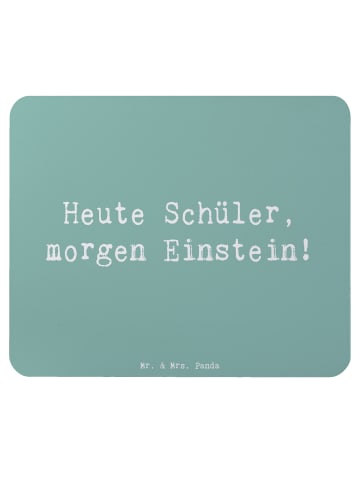 Mr. & Mrs. Panda Mauspad Spruch Schulanfang Inspiration mit Spruch in Meeresbrise