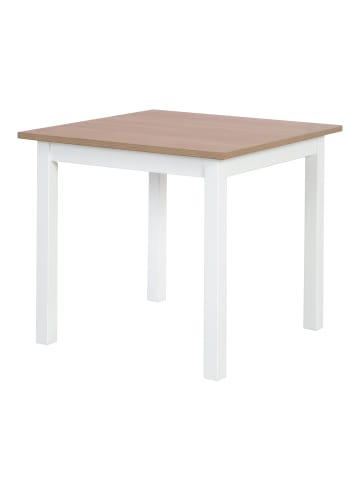 roba Kindersitzgruppe 'Woody', 2 Stühle & Tisch, Holzdekor/Weiß