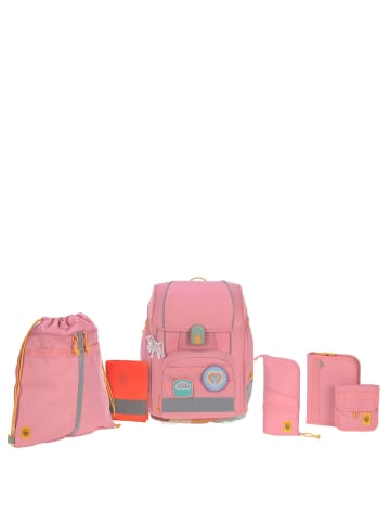 Lässig School Set Boxy Unique - Schulranzen Set 7tlg. (Gradient Green/Blue) in Pink