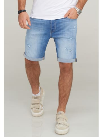 Jack & Jones Jeansshorts - JJIRICK JJIINFINITY SHORTS in Light Blue Denim