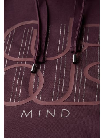 Cecil Kapuzenshirt mit Wording in Rot