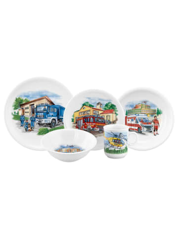 Seltmann Weiden 5er Set Kindergeschirr Set Compact Blaulicht in bunt