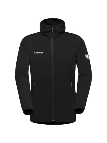 Mammut Midlayer Aconcagua Light mit Kapuze in Schwarz