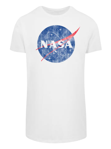 F4NT4STIC T-Shirt NASA Classic Insignia Distressed in weiß
