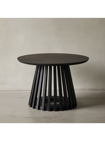 KADIMA DESIGN Couchtisch 60x60x41 cm Mango Massivholz Sofatisch Rund