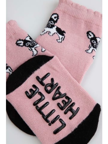 Coccodrillo Socken in gedämpftes Rosa