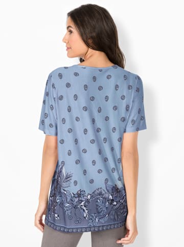 WITT WEIDEN Shirt in hellblau-bedruckt
