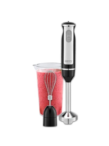 camry CR 4621 Stabmixer Set - 2-in-1 Pürierstab mit Schneebesen & Becher in Schwarz