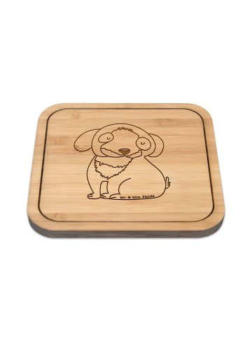 Mr. & Mrs. Panda Tassenuntersetzer Hund Entspannen ohne Spruch in Transparent