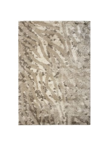 KADIMA DESIGN DOVEL Vorleger Hochflor Shaggy 80x150 kuschelig weich flauschig in Natur