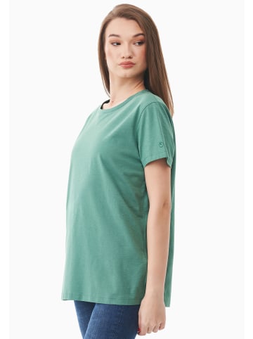 Organication T-Shirt "WCASUAL001" in Blattgrün